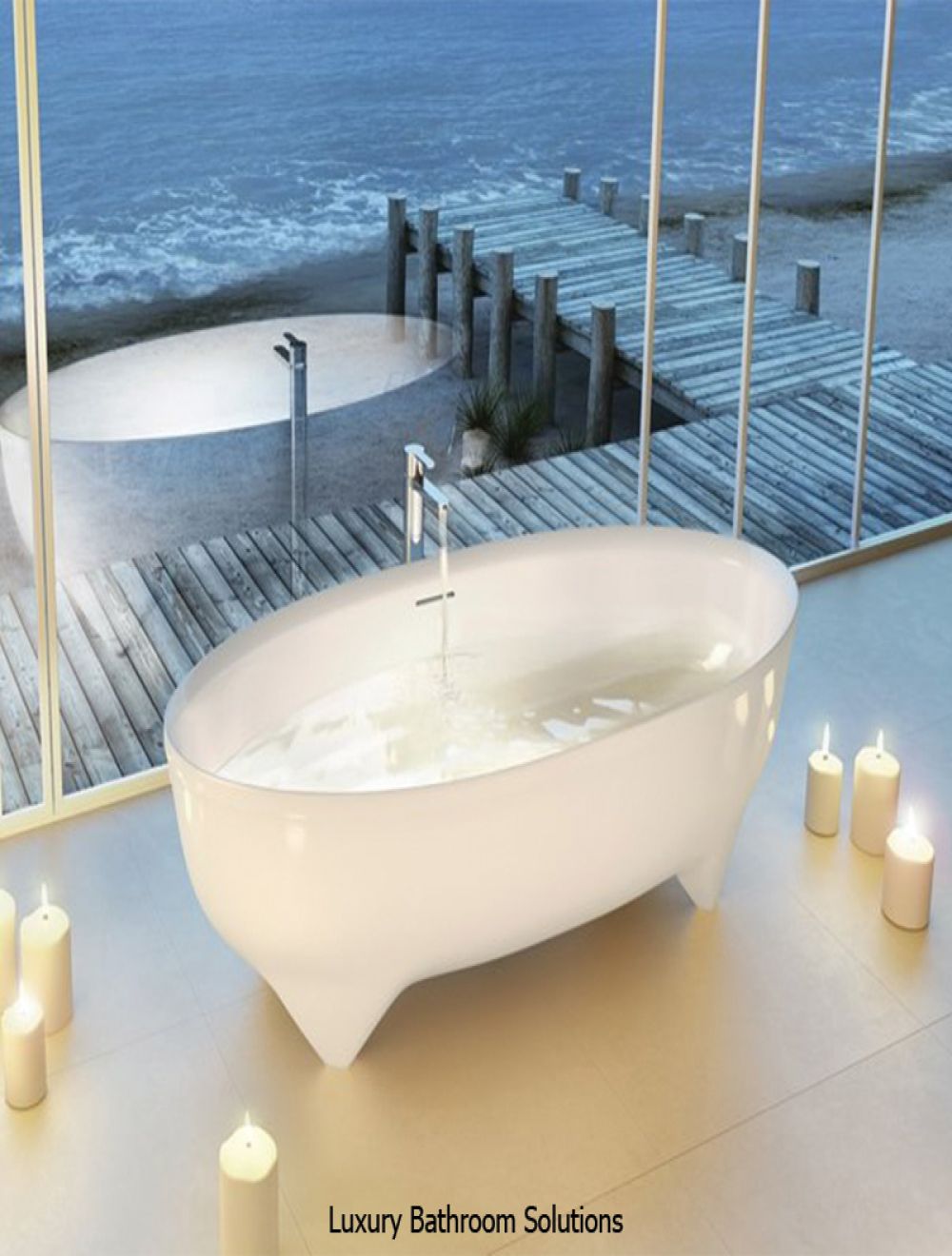 Luxury freestanding baths, natural stone basins, shower trays and bathroom  accessories