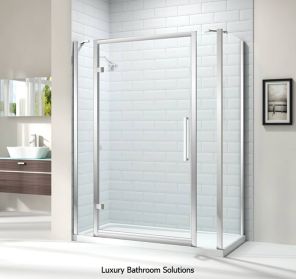 8 SERIES - Luxury Hinge Door & Inline Panel with Side Panel Enclosure