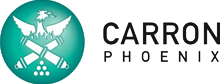 Carron Phoenix logo manufacturing sinks and taps