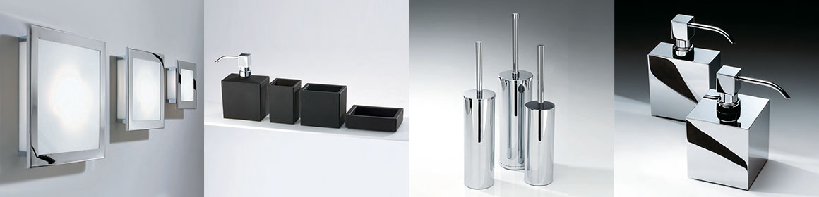 range of Decor Walther bathroom accessories